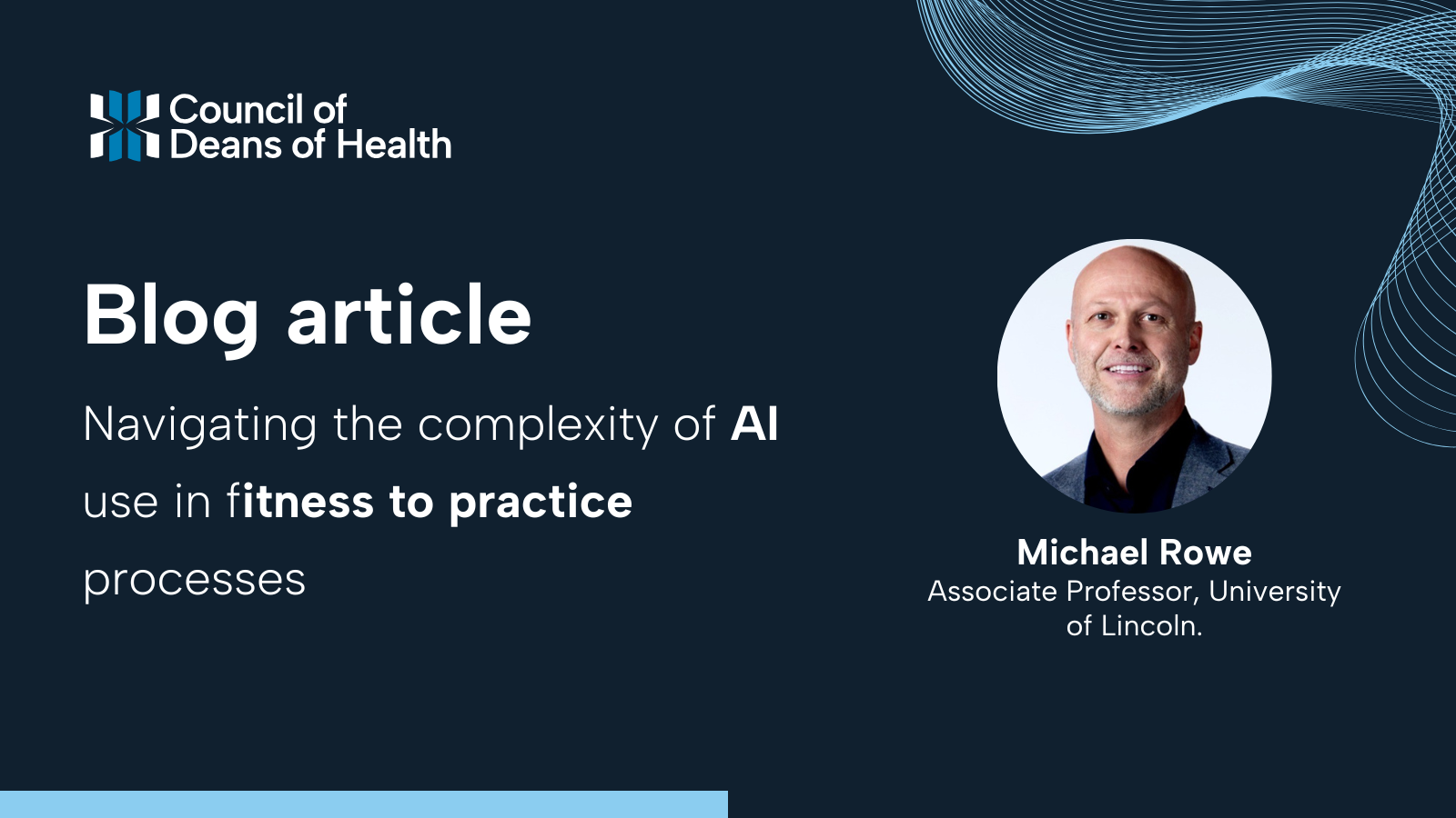 AI Week: Navigating the complexity of AI use in fitness to practice processes