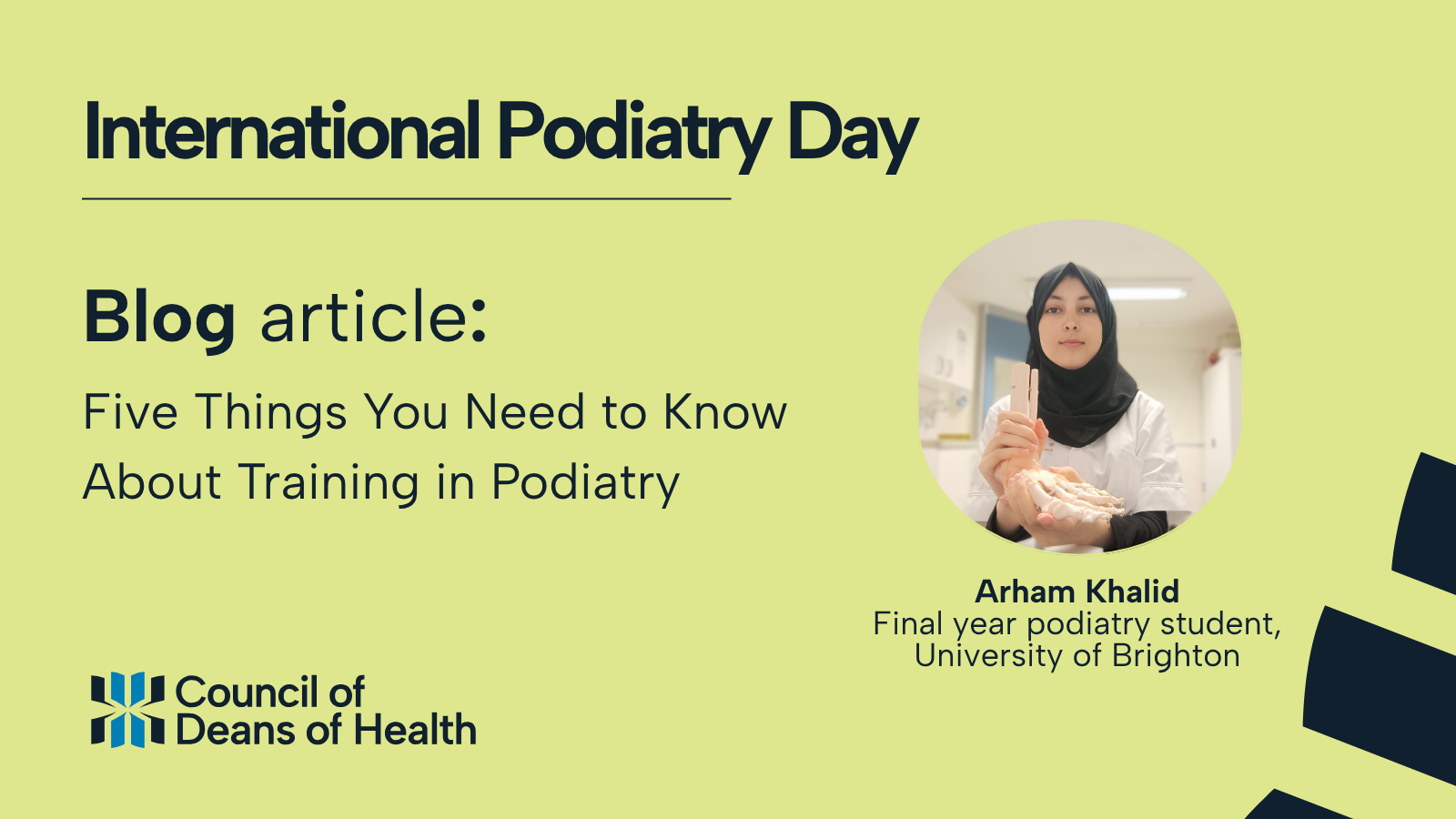 Five Things You Need to Know About Training in Podiatry