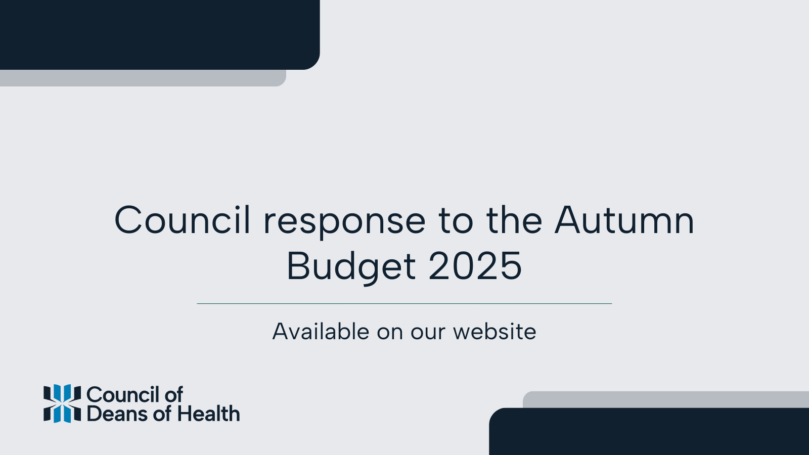 Response to the Autumn Budget 2025
