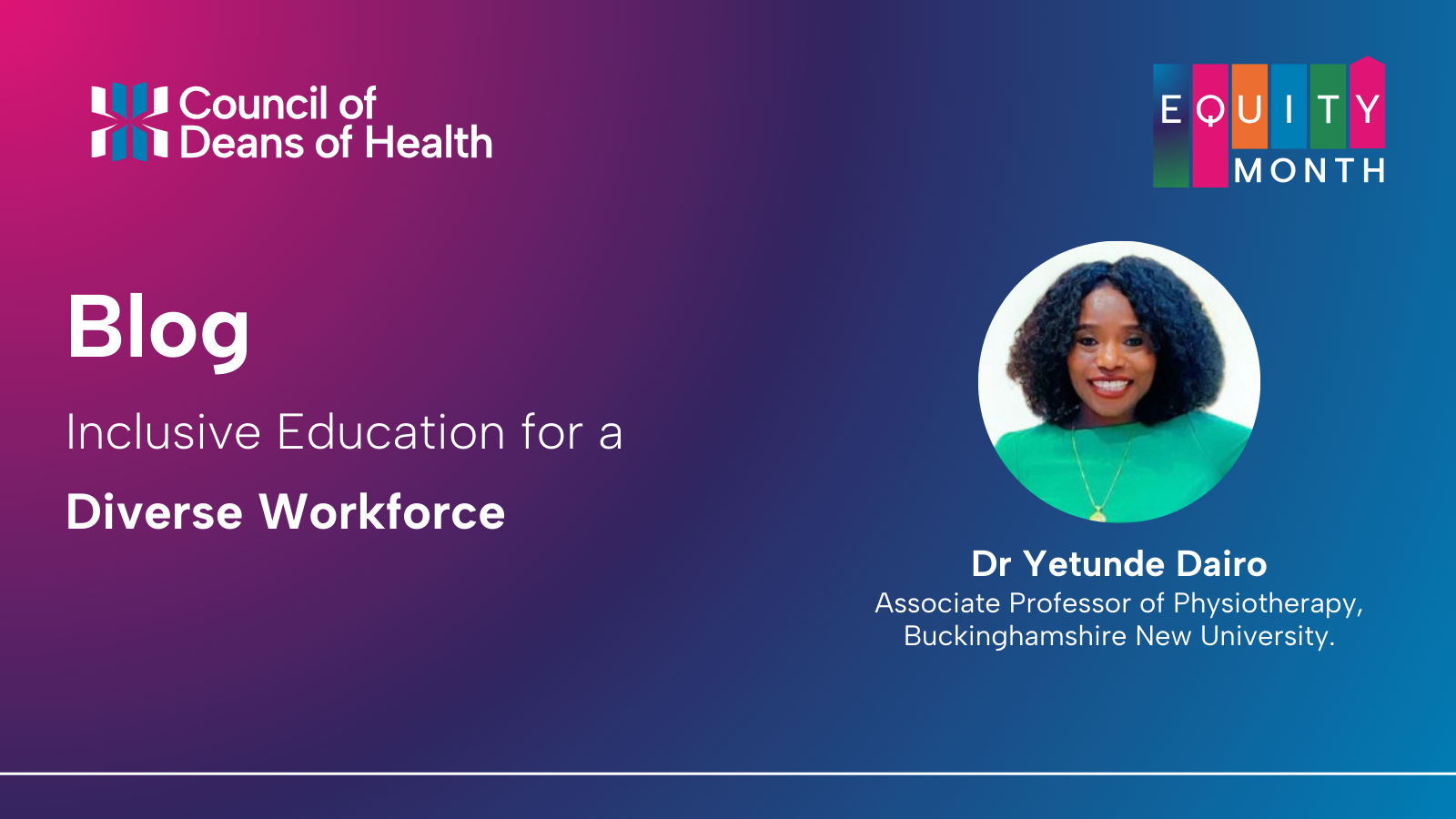 Inclusive Education for a Diverse Workforce