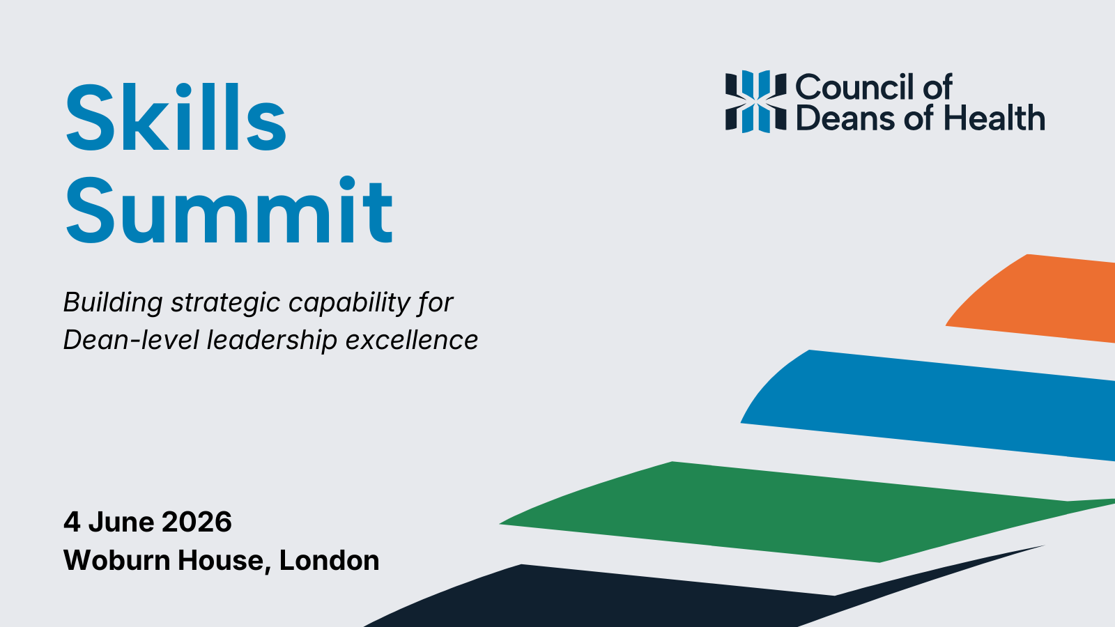 Council of Deans of Health launches its first Skills Summit