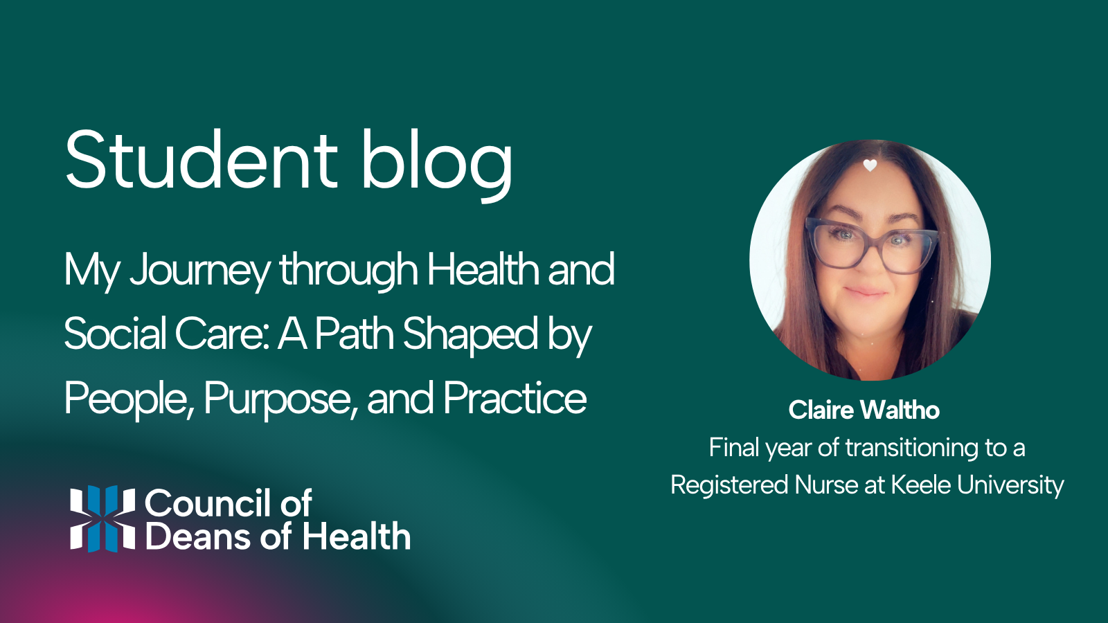 My Journey through Health and Social Care: A Path Shaped by People, Purpose, and Practice